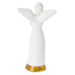 Hallmark Heart Of The Family Angel Figurine For Grandma, 8.5" 5 Hallmark Heart Of The Family Angel Figurine For Grandma, 8.5" -Hallmark online Shop Joanne Eschrich Ceramic Angel Figurine for Grandma 1JOA2227 02