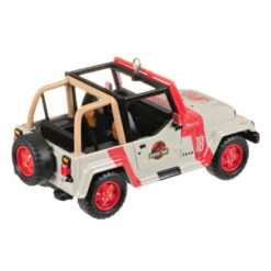 Hallmark The Car's The Star Jurassic Park 1992 Jeep Wrangler Metal Ornament -Hallmark online Shop Jurassic Park Jeep Keepsake Ornament 2199QXR8149 06