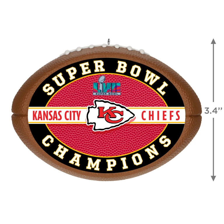 Hallmark NFL Kansas City Chiefs Super Bowl LVII Commemorative Ornament 5 Hallmark NFL Kansas City Chiefs Super Bowl LVII Commemorative Ornament - Image 3