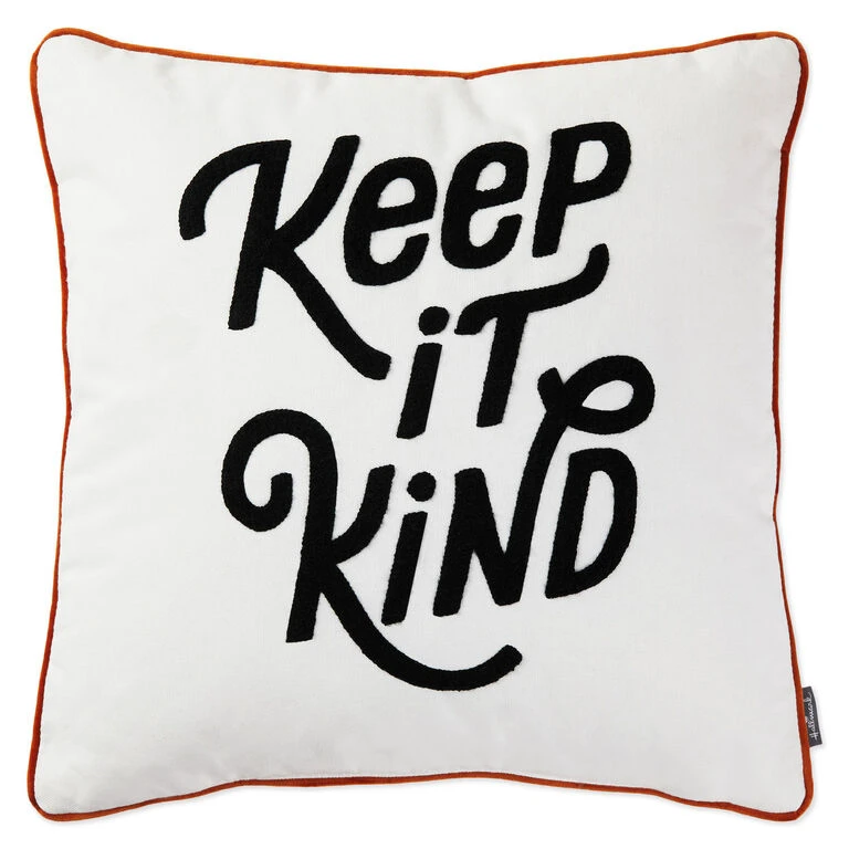 Hallmark Keep It Kind Throw Pillow, 16x16 3 Hallmark Keep It Kind Throw Pillow, 16x16