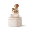 Willow Tree Kindness Girl With Cat Figurine Keepsake Box -Hallmark online Shop Kindness Girl Figurine Keepsake Box 28178 01