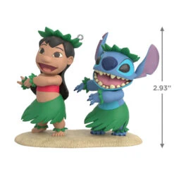 Hallmark Disney Lilo & Stitch Ohana Means Family Ornament 10 Hallmark Disney Lilo & Stitch Ohana Means Family Ornament -Hallmark online Shop Lilo Stitch in Hula Skirts Keepsake Ornament 2199QXD6597 03