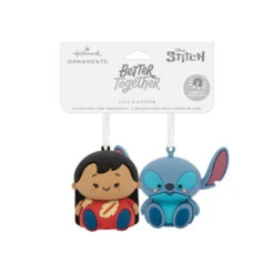 Better Together Disney Lilo & Stitch Magnetic Hallmark Ornaments, Set Of 2 10 Better Together Disney Lilo & Stitch Magnetic Hallmark Ornaments, Set Of 2 -Hallmark online Shop Lilo and Stitch Christmas Ornaments 3HCM2403 04