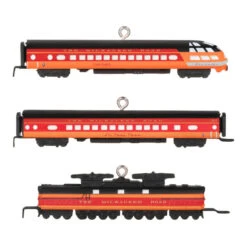 Hallmark Mini Lionel® Milwaukee Road EP-2 Passenger Ornaments, Set Of 3 -Hallmark online Shop Lionel Trains Milwaukee Road Cars Keepsake Ornaments 2299QXM9287 06