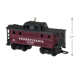 Hallmark Lionel® Pennsylvania K4 Caboose Metal Ornament -Hallmark online Shop Lionel Trains Red and Black Caboose Keepsake Ornament 2199QXI6379 03