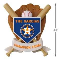 MLB Baseball Personalized Ornament, Astros™ -Hallmark online Shop MLB Baseball Personalized Ornament Astros 2499QHE1913B109 04