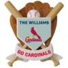 MLB Baseball Personalized Ornament, Cardinals™ -Hallmark online Shop MLB Baseball Personalized Ornament Cardinals 2499QHE1913B107 01