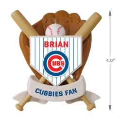 MLB Baseball Personalized Ornament, Cubs™ -Hallmark online Shop MLB Baseball Personalized Ornament Cubs 2499QHE1913B102 04