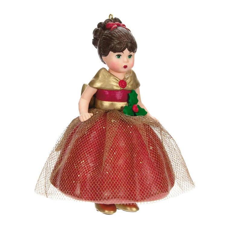 Hallmark Madame Alexander Golden Holiday Celebration Ornament 3 Hallmark Madame Alexander Golden Holiday Celebration Ornament