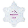 Hallmark Magic Sparkling Snowflake Block Text Personalized Ornament With Light 1 Hallmark Magic Sparkling Snowflake Block Text Personalized Ornament With Light -Hallmark online Shop Magic Sparkling Snowflake Block Text Personalized Keepsake Ornament With Light 2999QHE2010B2 01