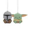 Better Together Star Wars: The Mandalorian™ And Grogu™ Magnetic Hallmark Ornaments, Set Of 2 2 Better Together Star Wars: The Mandalorian™ And Grogu™ Magnetic Hallmark Ornaments, Set Of 2 -Hallmark online Shop Mandalorian and Grogu Christmas Ornaments 3HCM2401 01