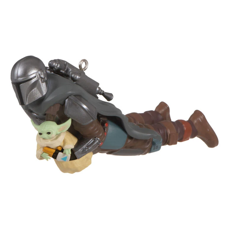 Hallmark Star Wars: The Mandalorian™ Grogu's Jetpack Adventure Ornament 3 Hallmark Star Wars: The Mandalorian™ Grogu's Jetpack Adventure Ornament