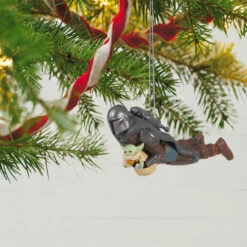 Hallmark Star Wars: The Mandalorian™ Grogu's Jetpack Adventure Ornament 9 Hallmark Star Wars: The Mandalorian™ Grogu's Jetpack Adventure Ornament -Hallmark online Shop Mandalorian and Grogu Flying Keepsake Ornament 2499QXI7107 02