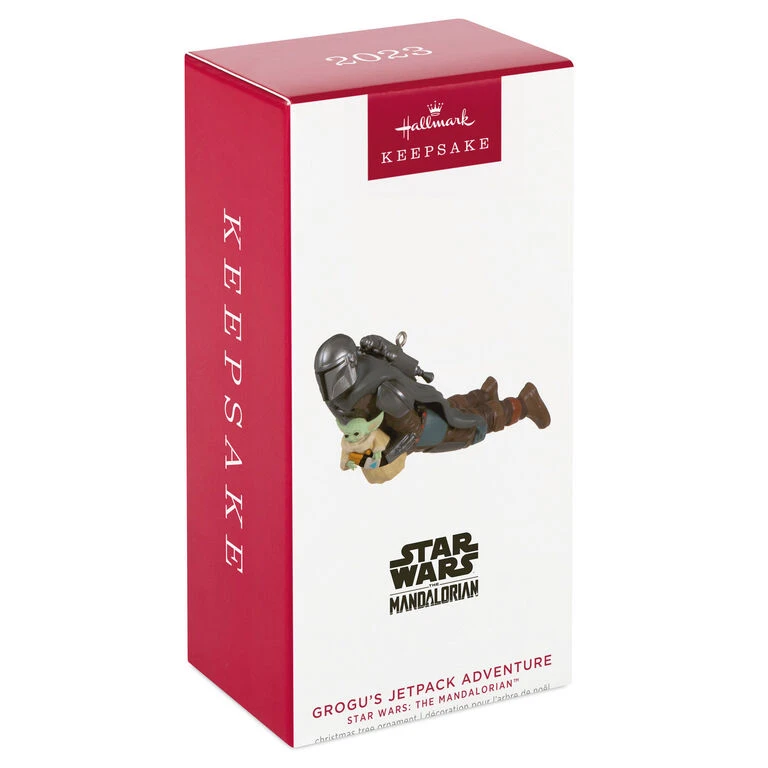 Hallmark Star Wars: The Mandalorian™ Grogu's Jetpack Adventure Ornament 6 Hallmark Star Wars: The Mandalorian™ Grogu's Jetpack Adventure Ornament - Image 4