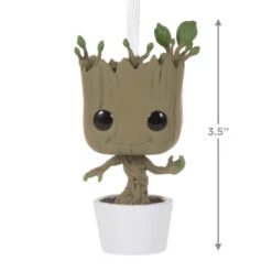 Marvel Guardians Of The Galaxy Groot Funko POP!® Hallmark Ornament -Hallmark online Shop Marvel Guardians of the Galaxy Groot Funko POP Christmas Ornament 3HCM1099 03
