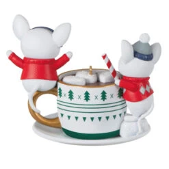 Hallmark Merry Mice With Hot Cocoa Ornament -Hallmark online Shop Mice in Hot Cocoa Mug Keepsake Ornament 1999QXT4119 06