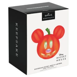 Hallmark Disney Mickey Mouse Mysterious Mickey Jack-o'-Lantern Ornament With Light -Hallmark online Shop Mickey Mouse JackoLantern Keepsake Ornament 2699QFO5347 04