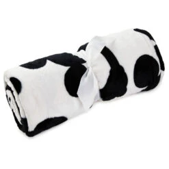 Hallmark Disney Mickey Mouse Silhouettes Throw Blanket, 50x60 7 Hallmark Disney Mickey Mouse Silhouettes Throw Blanket, 50x60 -Hallmark online Shop Mickey Mouse Silhouette BlackWhite Plush Blanket 1DYG2056 03