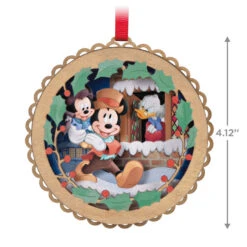 Hallmark Disney Mickey's Christmas Carol 40th Anniversary Papercraft Ornament -Hallmark online Shop Mickeys Christmas Carol Characters Keepsake Ornament 1999QXD6669 03