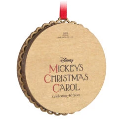 Hallmark Disney Mickey's Christmas Carol 40th Anniversary Papercraft Ornament -Hallmark online Shop Mickeys Christmas Carol Characters Keepsake Ornament 1999QXD6669 06