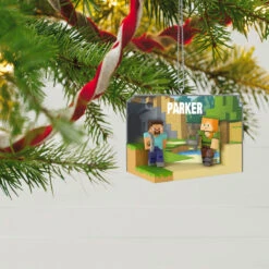 Hallmark Minecraft My World Personalized Ornament -Hallmark online Shop Minecraft My World Personalized Christmas Ornament 2499QHE2202B1 02