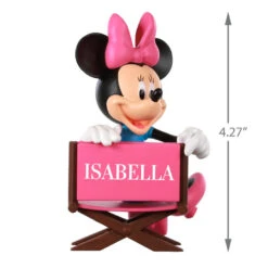 Hallmark Disney Minnie Mouse In Director's Chair Personalized Ornament -Hallmark online Shop Minnie Mouse Directors Chair Personalized Ornament 2499QHE1961B1 03