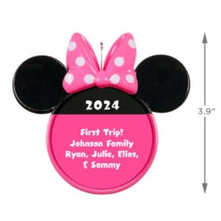Hallmark Disney Minnie Mouse Ears Silhouette Text Personalized Ornament 8 Hallmark Disney Minnie Mouse Ears Silhouette Text Personalized Ornament -Hallmark online Shop Minnie Mouse Ears Shape Text Personalized Ornament 2499QHE1963B1 03