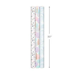 Hallmark Modern Muted 3-Pack Wrapping Paper, 55 Sq. Ft. Total 17 Hallmark Modern Muted 3-Pack Wrapping Paper, 55 Sq. Ft. Total -Hallmark online Shop Modern Muted 3Pack Wrapping Paper Rolls 5EWR6369 08