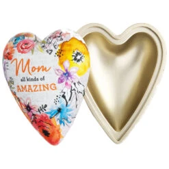 Amazing Mom Art Heart Trinket Box, 3.5" -Hallmark online Shop Mom All Kinds of Amazing HeartShaped Trinket Box 1003480350 03