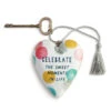 Demdaco Moments In Life Art Heart With Key Stand -Hallmark online Shop Moments in Life Heart Sculpture With Key 1003480379 01