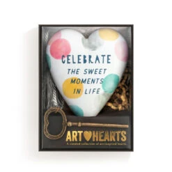 Demdaco Moments In Life Art Heart With Key Stand 9 Demdaco Moments In Life Art Heart With Key Stand -Hallmark online Shop Moments in Life Heart Sculpture With Key 1003480379 04