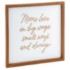 Hallmark Moms Love In Big Ways Wood Quote Sign -Hallmark online Shop Moms Love in Big Ways Wood Quote Sign 1SNN1036 01
