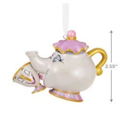 Hallmark Disney Beauty And The Beast A Mother's Love Porcelain Ornament -Hallmark online Shop Mrs. Potts and Chip Keepsake Ornament 2499QHX3109 03