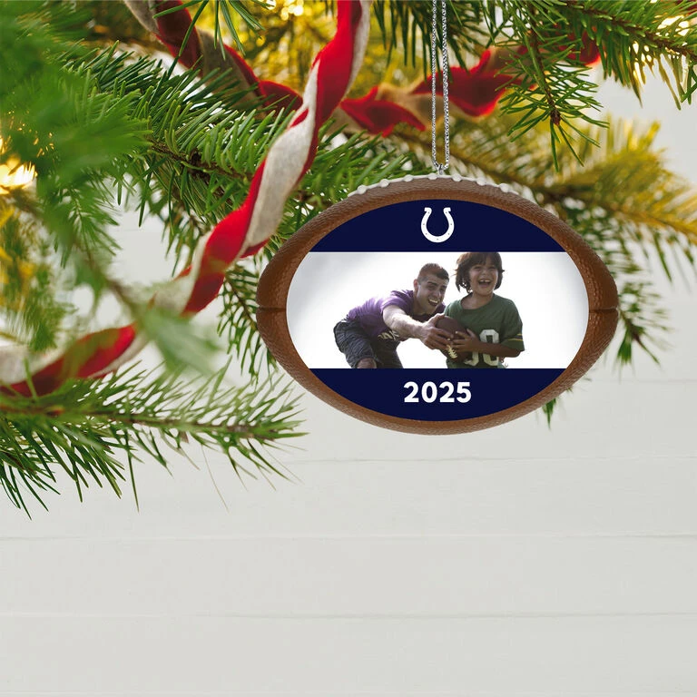 Hallmark NFL Football Indianapolis Colts Text And Photo Personalized Ornament 4 Hallmark NFL Football Indianapolis Colts Text And Photo Personalized Ornament - Image 2