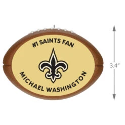 Hallmark NFL Football New Orleans Saints Text Personalized Ornament -Hallmark online Shop NFL Football New Orleans Saints Text Personalized Ornament 2499QHE1985B7 03