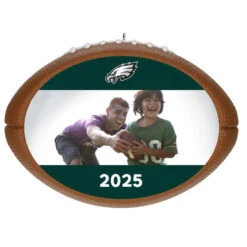 Hallmark NFL Football Philadelphia Eagles Text And Photo Personalized Ornament