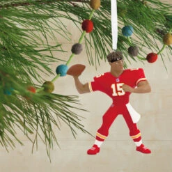 Hallmark online Shop -Hallmark online Shop NFL Kansas City Chiefs Patrick Mahomes II Christmas Ornament 1OSL1547 02