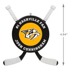 NHL Hockey Personalized Ornament, Nashville Predators® -Hallmark online Shop NHLHockey Personalized Ornament Nashville Predators 2499QHE1925B15 03