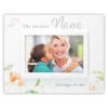 Malden The Sweetest Nana Floral Picture Frame, 4x6 1 Malden The Sweetest Nana Floral Picture Frame, 4x6 -Hallmark online Shop Nana Floral White Picture Frame With Message 8048646 01