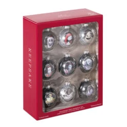 Hallmark Disney Tim Burton's The Nightmare Before Christmas Halloween Town Glass Ornaments, Set Of 9 -Hallmark online Shop Nightmare Before Christmas Glass Ball Keepsake Ornaments 2999QSB6289 04