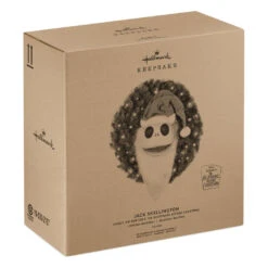 Hallmark Disney Tim Burton's The Nightmare Before Christmas Jack Skellington Wreath With Light, Sound And Motion, 24" 11 Hallmark Disney Tim Burton's The Nightmare Before Christmas Jack Skellington Wreath With Light, Sound And Motion, 24" -Hallmark online Shop Nightmare Before Christmas Jack Skellington Talking Wreath 1QFM3343 04