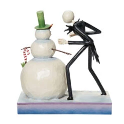 Enesco Jim Shore Disney Tim Burton's The Nightmare Before Christmas Jack With Snowman Figurine, 6.5" -Hallmark online Shop Nightmare Before Christmas Jack With Snowman Figurine 6013056 02