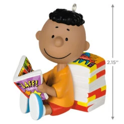 Hallmark The Peanuts® Gang Franklin Ornament 10 Hallmark The Peanuts® Gang Franklin Ornament -Hallmark online Shop Peanuts Franklin Reading Comics Keepsake Ornament 1899QXE3289 03