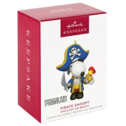 Hallmark Peanuts® Spotlight On Snoopy Pirate Snoopy Ornament -Hallmark online Shop Peanuts Pirate Snoopy Keepsake Ornament 1699QXR8229 04