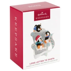 Hallmark Long Letter To Santa Penguin Ornament 11 Hallmark Long Letter To Santa Penguin Ornament -Hallmark online Shop Penguins in Ice Chair Keepsake Ornament 1899QGO2959 04
