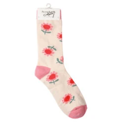 Primitives By Kathy Pink Flowers Goals Block Sign And Socks, Set Of 2 -Hallmark online Shop Pink Flowers Goals Block Sign and Socks Set 111184 03