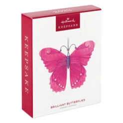 Hallmark Brilliant Butterflies Ornament -Hallmark online Shop Pink and Purple Butterfly Keepsake Ornament 1799QXR8077 04