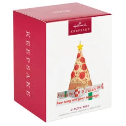 Hallmark O Pizza Tree Ornament 11 Hallmark O Pizza Tree Ornament -Hallmark online Shop Pizza Christmas Tree on Boxes Keepsake Ornament 1799QGO2857 04