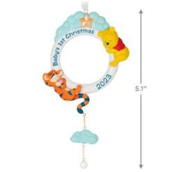 Hallmark Disney Winnie The Pooh Baby's First Christmas 2023 Ornament 10 Hallmark Disney Winnie The Pooh Baby's First Christmas 2023 Ornament -Hallmark online Shop Pooh and Tigger Babys 1st Christmas Keepsake Ornament 1999QXD6577 03