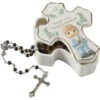 Precious Moments Blessings On Your First Communion Boy Rosary Box With Rosary -Hallmark online Shop Precious Moments Blessings On Your First Communion Girl Rosary Box With Rosary 222408 01